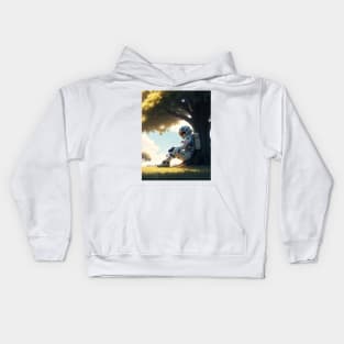 Finding some space Kids Hoodie